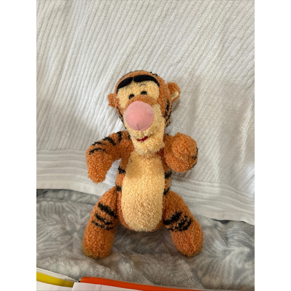 Mattel Disney Tigger Plush Singing Talking Jointed VTG 1998 Stuffed Animal 12"